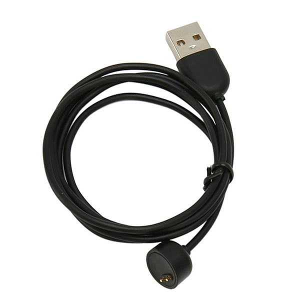 Cargador de repuesto para Xiaomi Mi Band 5 6 7 NFC Smartwatch USB cable de  carga magnético para Amazfit Band 5 3.3 pies negro