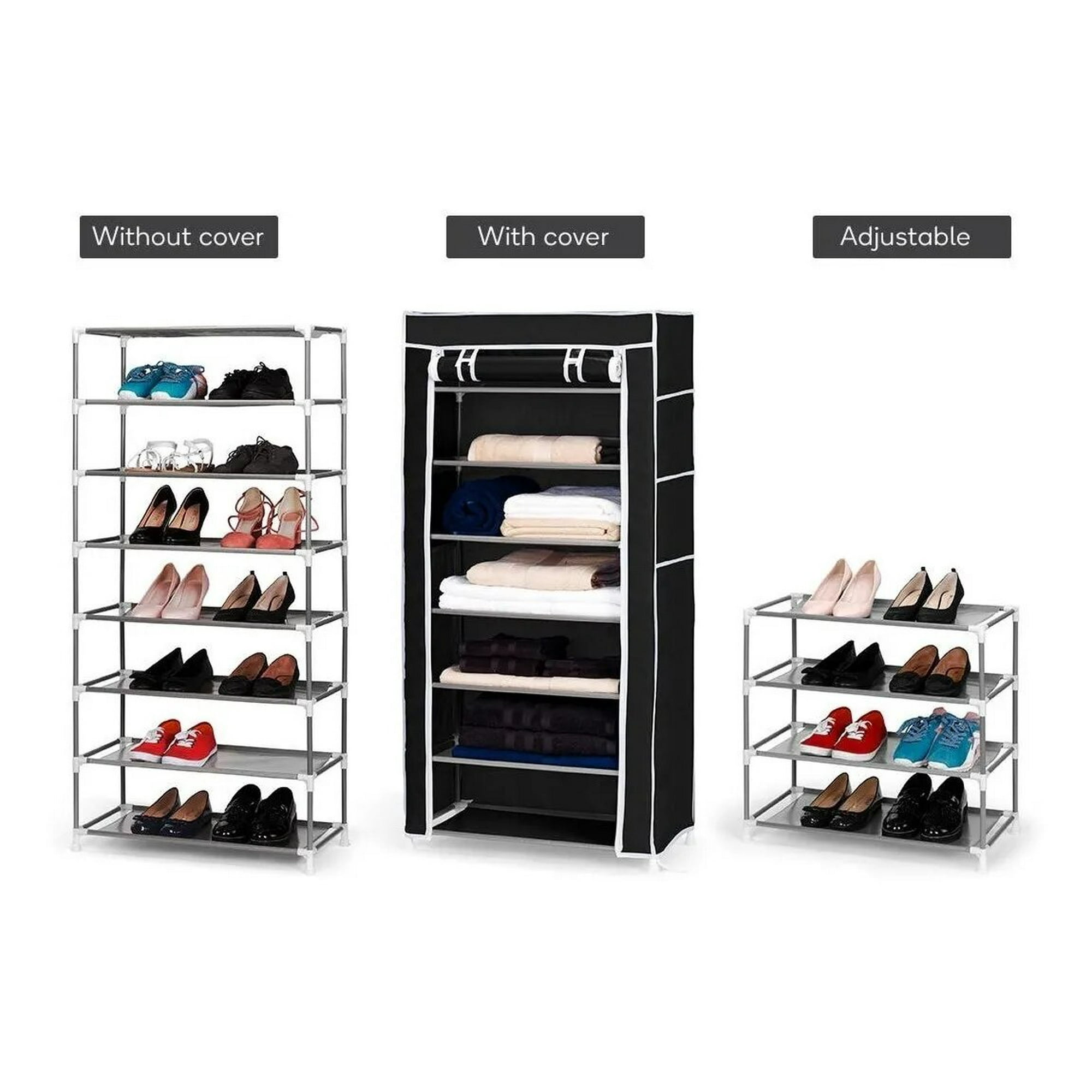 Zapatera Closet 5 Niveles Rack 15 Pares Zapatos Organizador VH