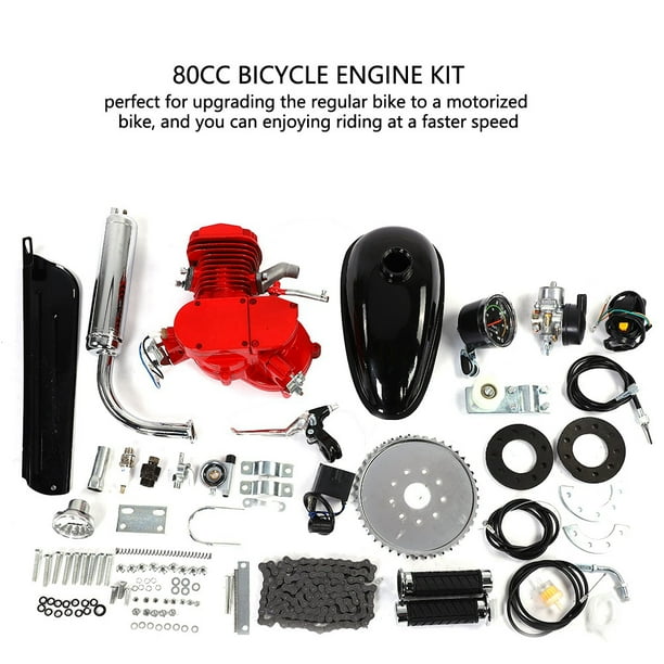 Motor para Bicicleta Kit Altera Bicicleta Motorizada de Gasolina 80 CC 2  Tiempos