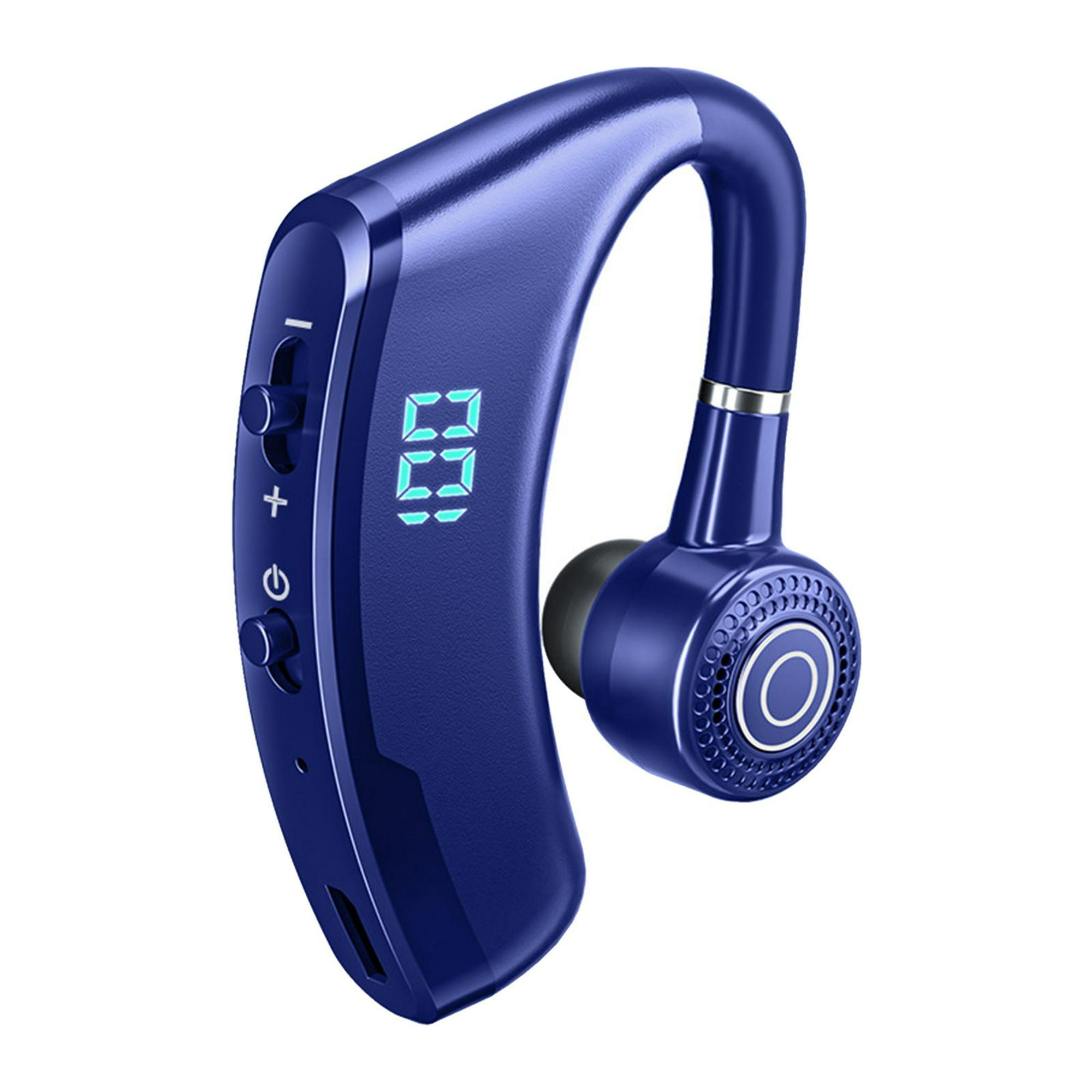Auriculares Bluetooth, IPX7 impermeables, a prueba de sudor y batería de 12  horas, auriculares inalámbricos en la oreja con micrófono y ganchos suaves