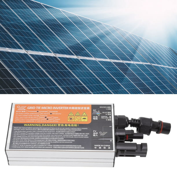 Conexión A Red De Microinversor Solar Inversor De Conexión A Red Solar  AC220V Práctico Y Eficiente P ANGGREK Otros