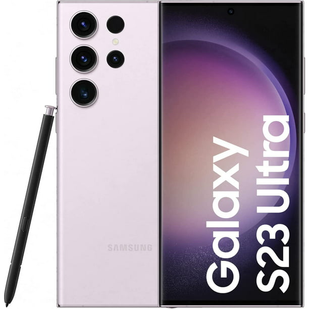 Samsung Galaxy S23 Ultra en Lavanda con 512GB de ROM y 12GB de RAM,  Desbloqueado