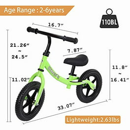  Triciciclo de bebé, bicicleta de equilibrio para niños de 3 a 6  años, bicicleta de caminar 2 en 1 con ruedas de entrenamiento desmontables  y pedales : Patio, Césped y Jardín