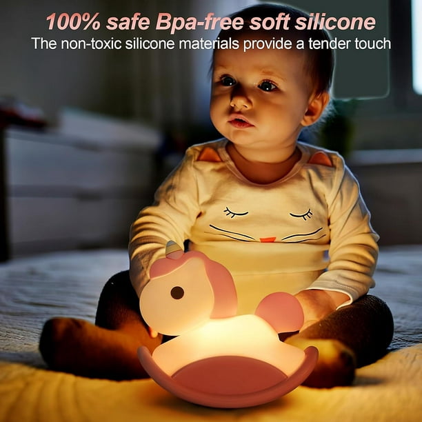 Luz nocturna para niños y bebés portátil