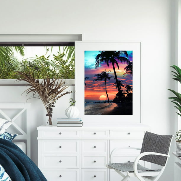 Cuadros Decorativos DIY Seaside Sunset pintura al óleo por números dibujo  sobre lienzo imágenes decoración del hogar Ndcxsfigh Nuevos Originales