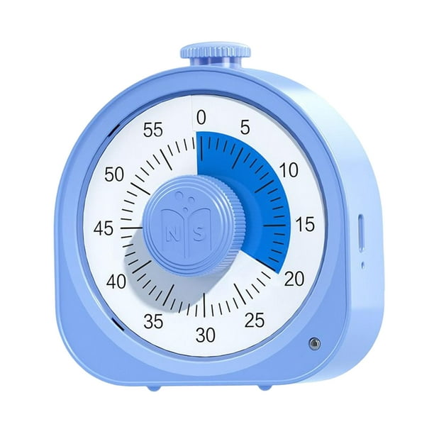 Temporizador visual con luz indicadora Reloj de silencioso para aula de  escritorio para Azul perfecl Temporizador visual