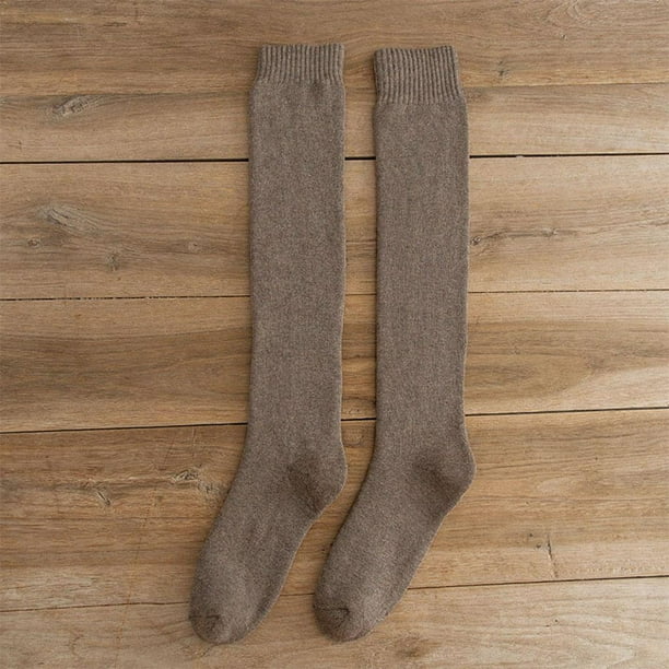 1 par de calcetines térmicos hasta hombre, calcetines Gris Zulema Calcetines  largos hasta la rodilla para hombre