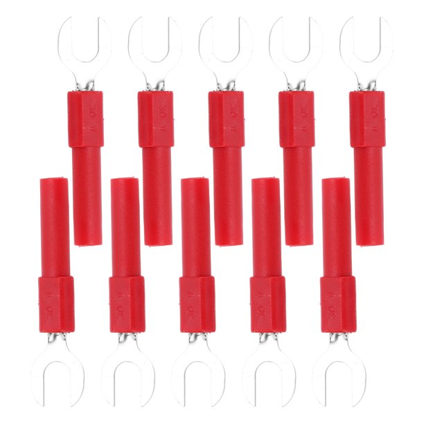 Red Electrical Wire Crimp Terminals.