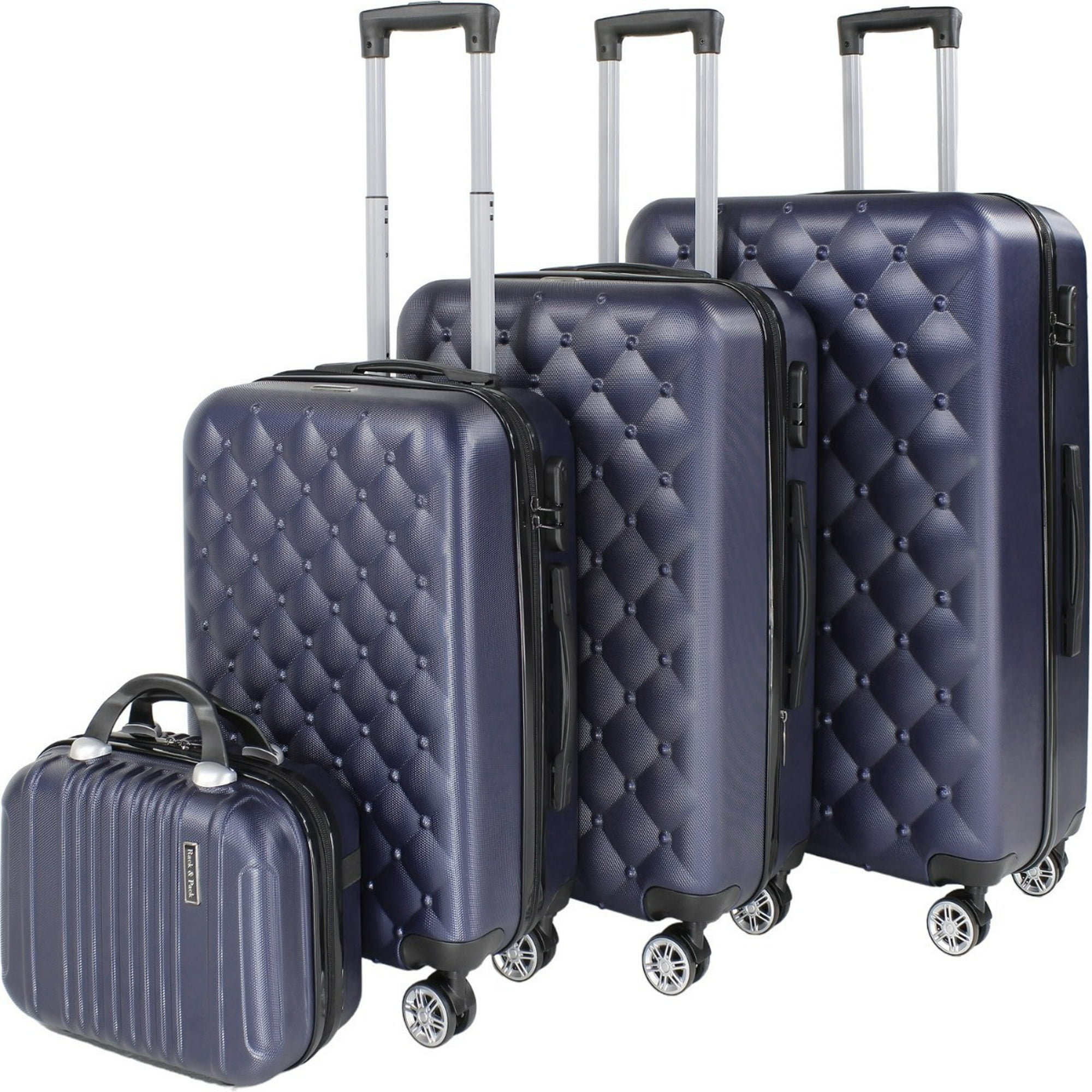 Juego de maletas de viaje rigidas Rack and Pack por $1,739 en Walmart