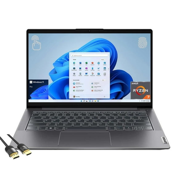 lenovo ideapad 5 laptop pantalla táctil de 14 amd 8cores ryzen 7 5700u 8gb ram 1tb pcie ssd
