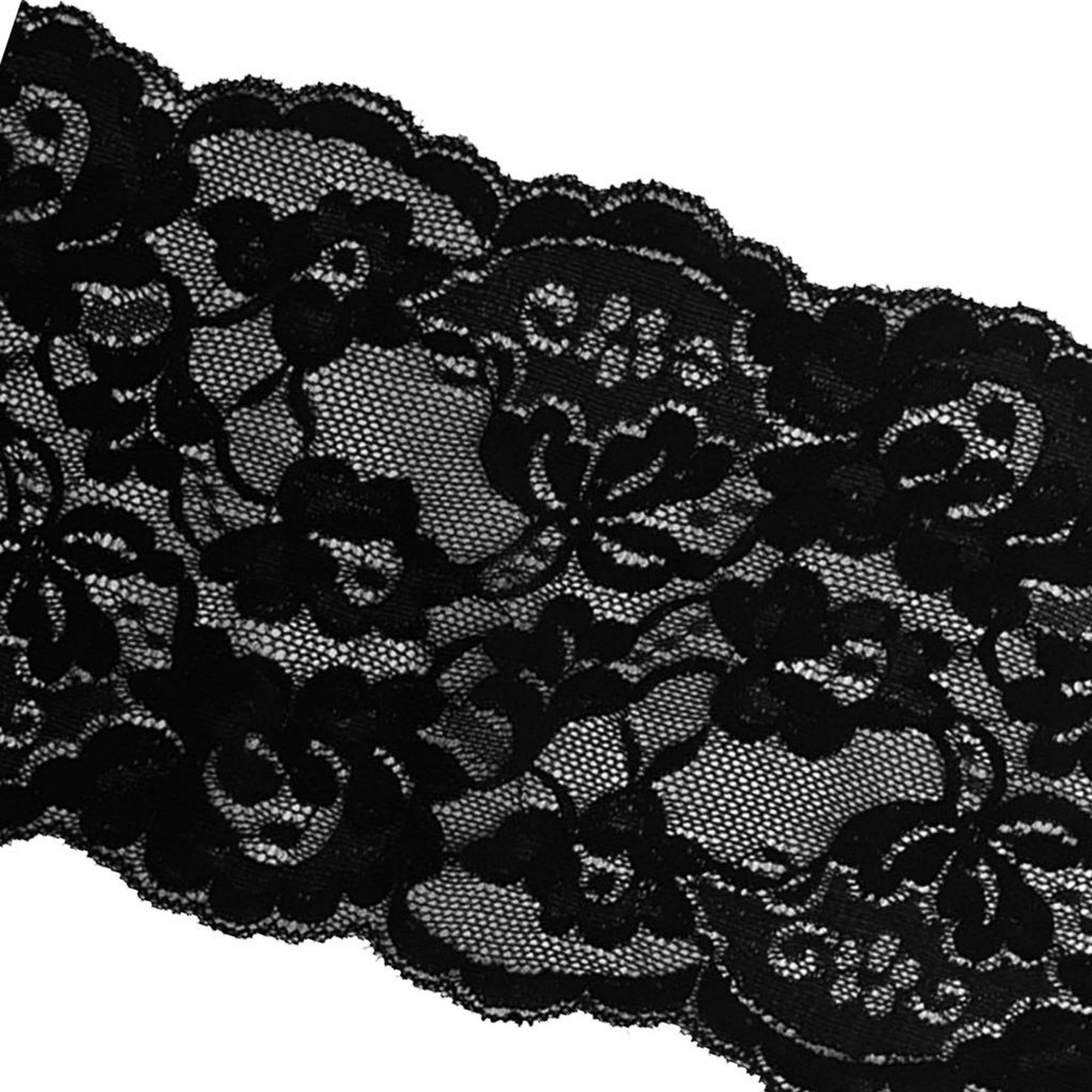  Herrmosa - Banda elástica de goma elástica de 0.118 in para la  cintura, cinta elástica para manualidades, accesorios de costura, color  negro : Arte y Manualidades
