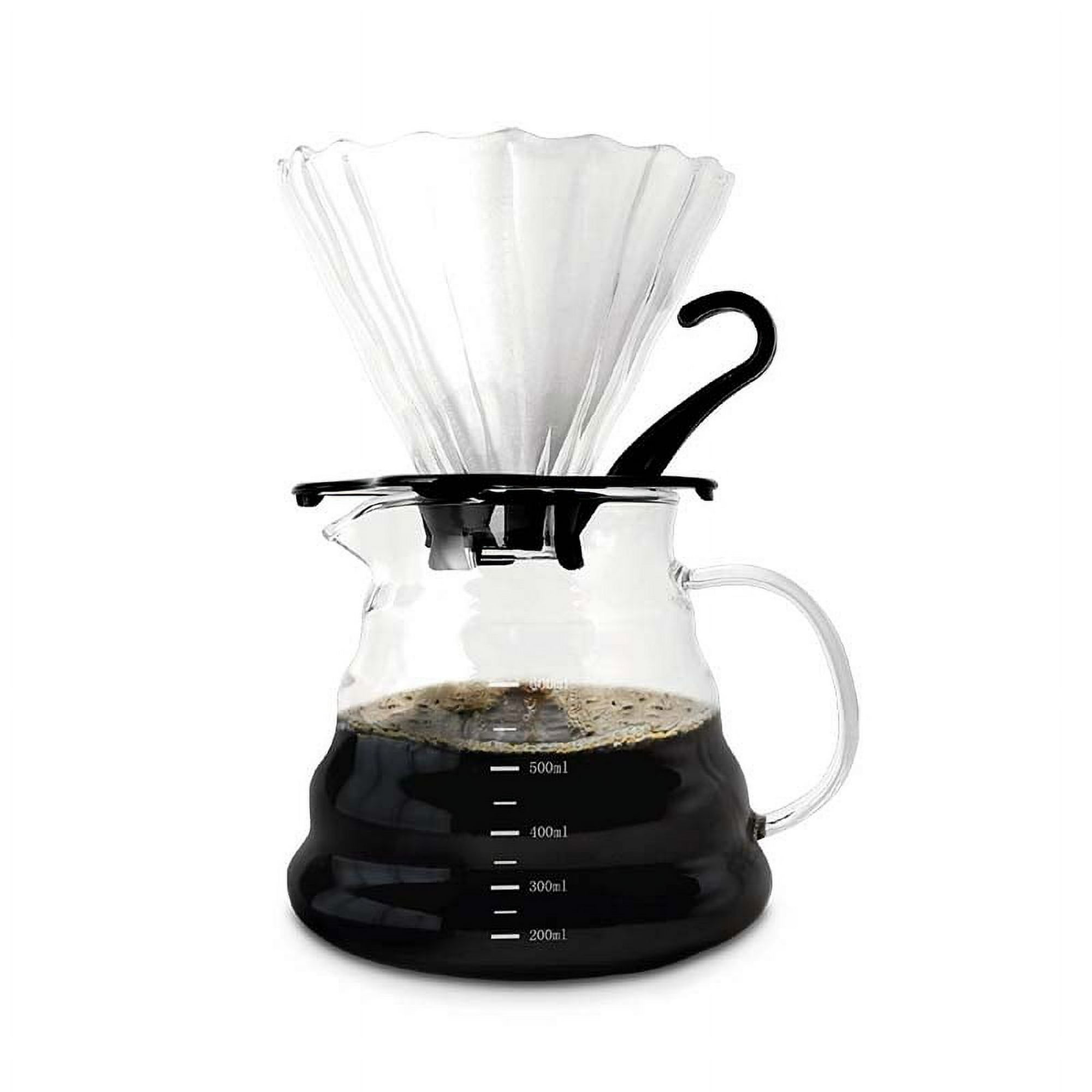 Ripley - POUR OVER - JUEGO DE CAFETERA DE VIDRIO DE GOTEO CON FILTRO  REUTILIZABLE DE ACERO INOXIDABLE 304 SERIE CLÁSICA DE 20 ON