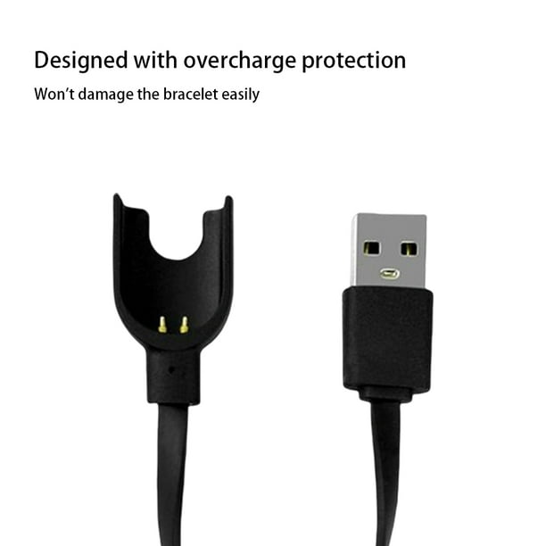 Cable cargador para Mi Band 3 Carga USB Xiaomi 3 Smartwatch, paquete de 2