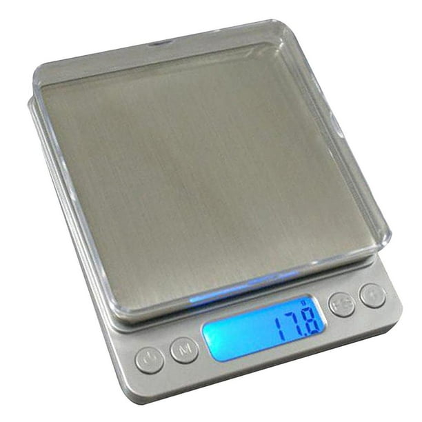 BASIC Balanza cocina digital metal, plateado A 1,8 x An. 13,8 x L