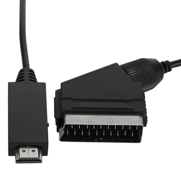 Cable convertidor negro Adaptador convertidor ligero para HDMI compatible  con euroconector Ndcxsfigh Para estrenar