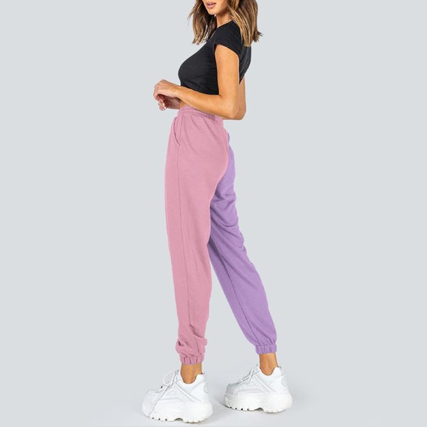 Gibobby pantalones afelpados para mujer Pantalones de chándal con