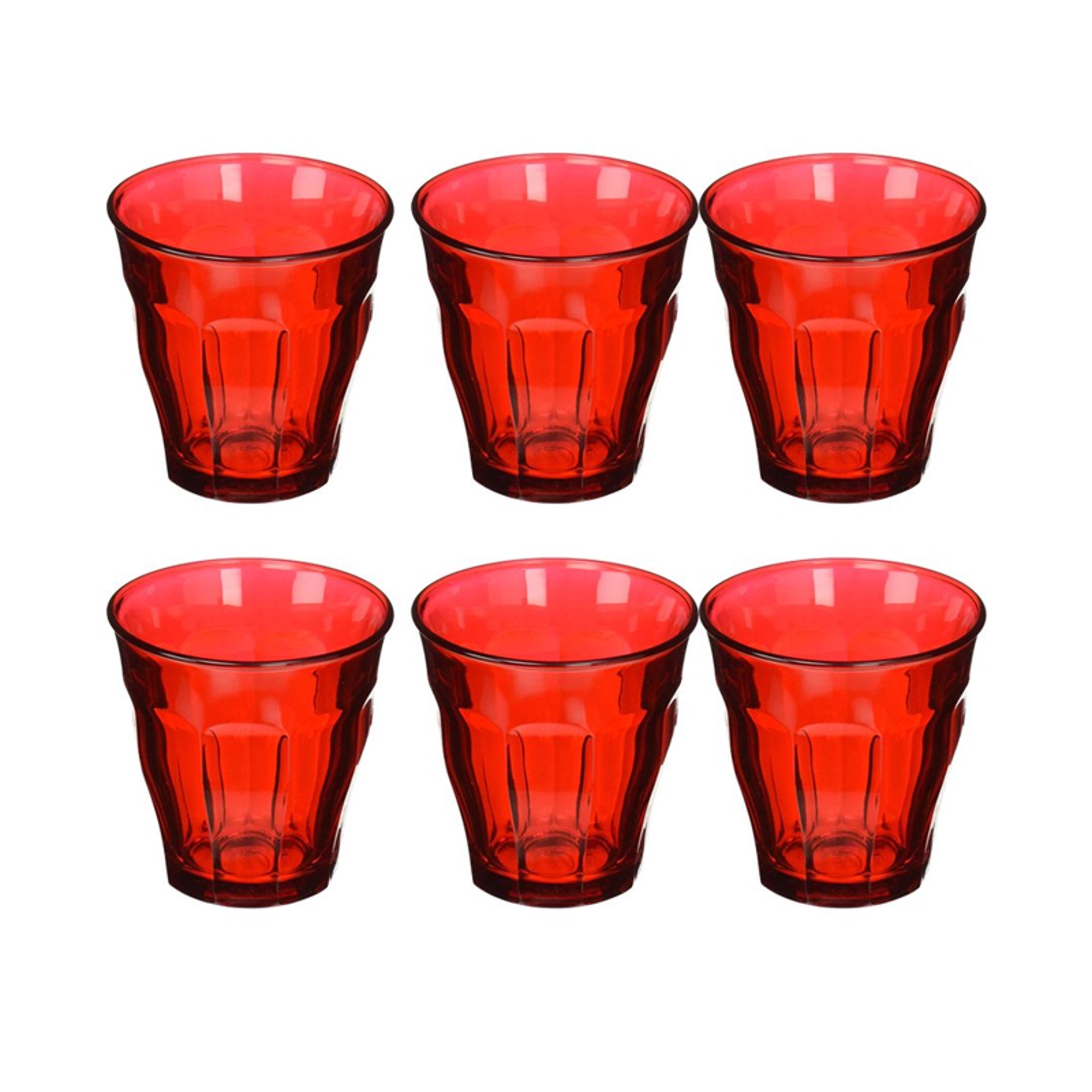 Vasos de Vidrio con Popote Rove Rojo/Gris con 2 pzas a precio de