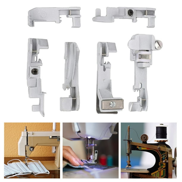 Juego de 6 piezas de prensatelas para máquina de coser Overlock  multifunción para el hogar