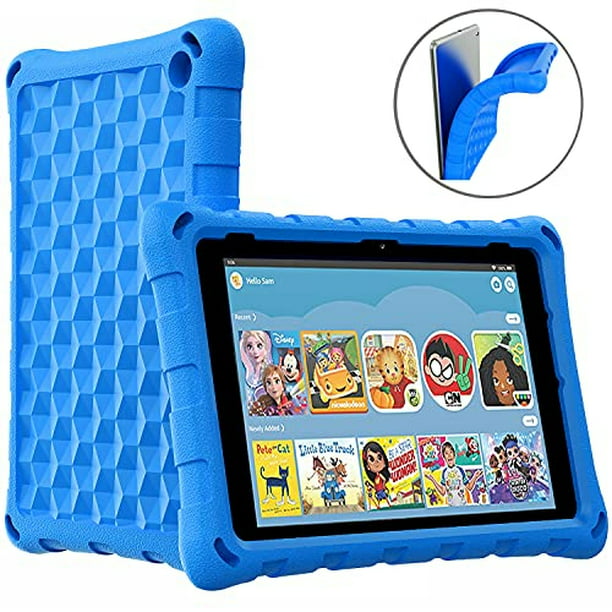 Funda para tablet Fire HD 10 para niños (versión 2021/2023, 11ª/13ª  generación), funda Oqddqo  Kindle 10 Plus, especialmente reforzada  con