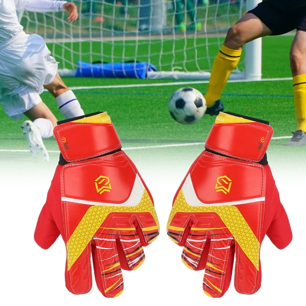 N/A/A Guantes de portero, guantes de portero de fútbol, guantes de portero  para niños con soporte para los dedos, guantes duraderos para adultos y  jóvenes : Deportes y Actividades al Aire Libre 