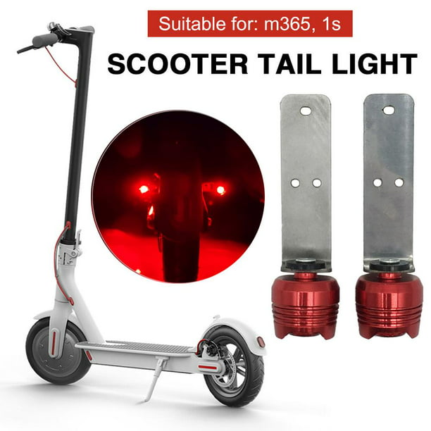  SPEDWHEL Luz trasera luz trasera lámpara de freno para Xiaomi  M365 Scooter eléctrico monopatín : Deportes y Actividades al Aire Libre