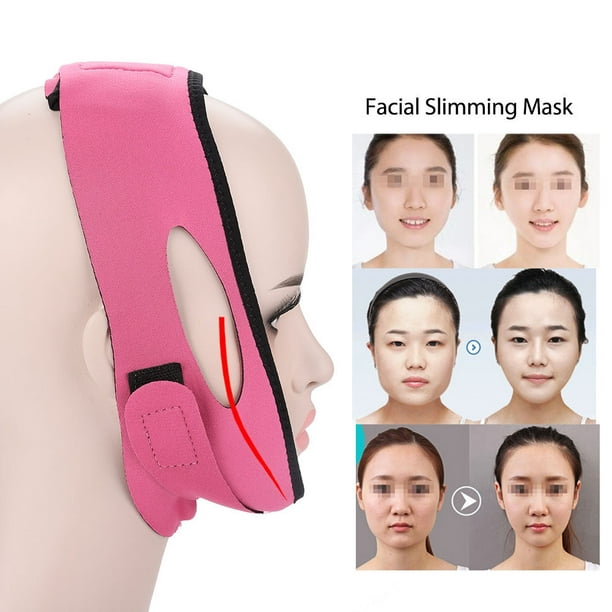 Faja Para La Papada Mujer para la papada de la casa Facial Lifting Slimming  Belt V Line Mask Slimming Bandages Facial