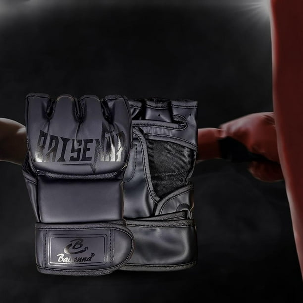 Guantes MMA, guantes de medio , protector de manos, guantes de  entrenamiento para hombre de boxeo Ne Sharpla Guantes de boxeo