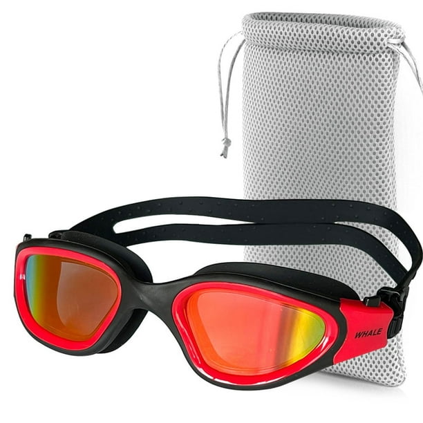 Gafas de natación para hombre y mujer con lentes antivaho de
