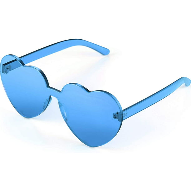 Gafas de sol clásico con forma de corazón para mujer, lentes en forma de  corazon vintage heart sunglasses para playa conducción XianweiShao  1327533054874