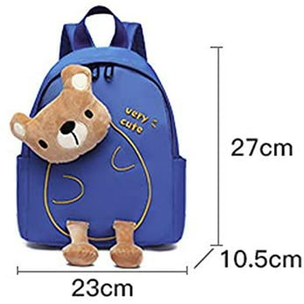 Lindo oso de animados preescolar mochila jardín de infantes bebé mochila guardería niños paquete diario pequeña | Walmart en línea