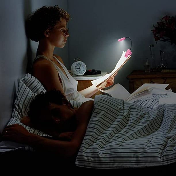 Luz de lectura de libros recargable, luz de libro LED para leer en la cama,  lámpara de libro para el cuidado de los ojos para niños, ratón de  biblioteca JAMW Sencillez