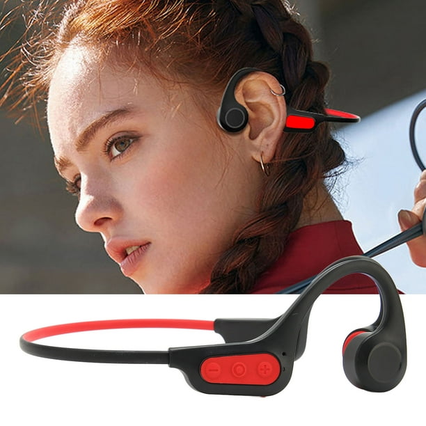 Auriculares de conducción ósea Bluetooth 5.3 Auriculares de oreja abierta  Auriculares inalámbricos para correr IPX8 Impermeable Auriculares de