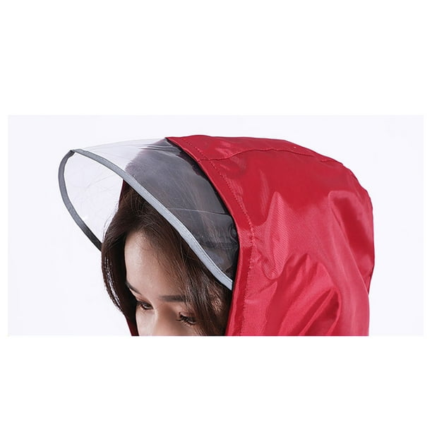 Chubasquero grueso para mujer con capucha Chaqueta impermeable reflectante  Poncho ligero para trabaj BLESIY abrigos de lluvia