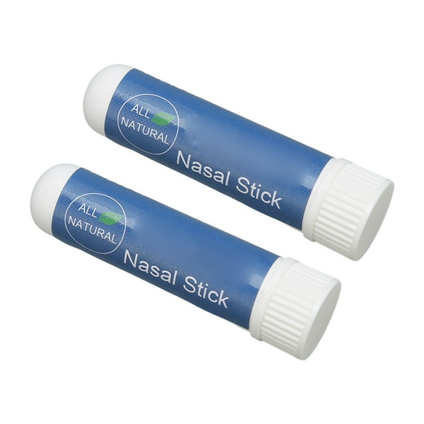 2 uds 1g inhaladores nasales refrescantes alivian la congestión cuerpo  adelgazante inhalador Nasal de hierbas blanco