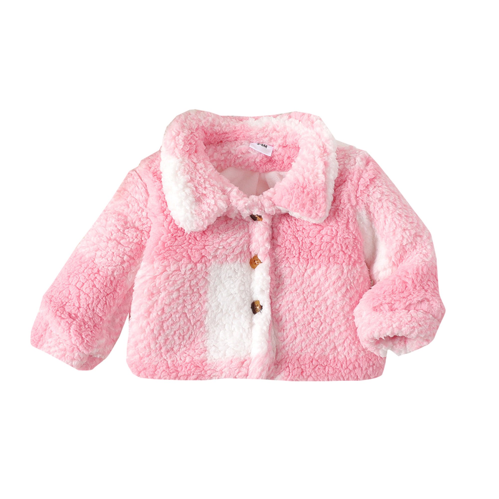 Gibobby Chaqueta De Invierno Para Niñosbebé Niñas Invierno Manga Larga Caliente A Cuadros Polar 2184