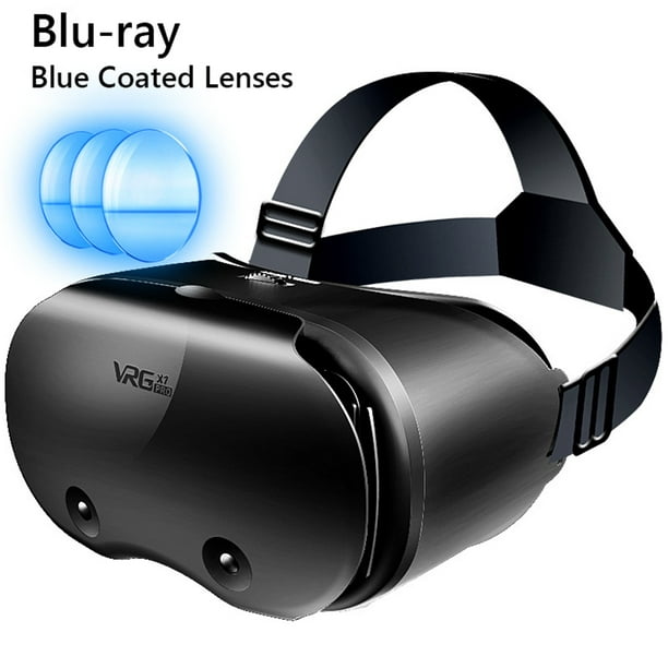  Auriculares de realidad virtual con control remoto, gafas 3D de realidad  virtual para juegos de realidad virtual y películas 3D, auriculares VR para  iPhone y teléfono Android, gafas de realidad virtual