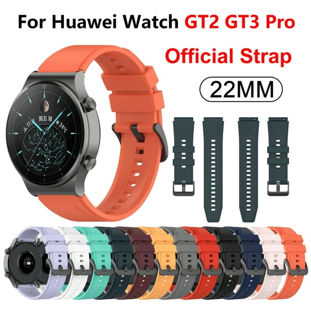Correa oficial de silicona de 22mm para Huawei Watch GT 2 Pro, correa de  reloj Original para Huawei GT2 GT3 Pro, pulsera de repuesto para muñeca Tan  Jianjun unisex