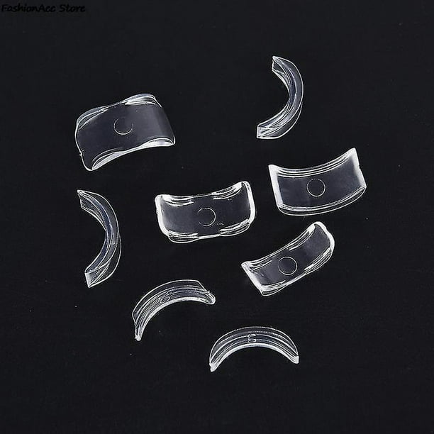 Anillo de silicona transparente Invisible de 8 tamaños, ajustador