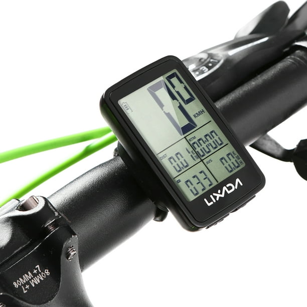 Velocímetro de bicicleta Lixada recargable por USB, inalámbrico y diseñado  para el ciclismo