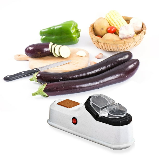 Afilador de cuchillos eléctrico, herramienta de afilado de cuchillos  eléctrico multifunción con alimentación USB para Chef, cuchillo de cocina,  cuchillos de frutas, tijeras Irfora Afilador eléctrico