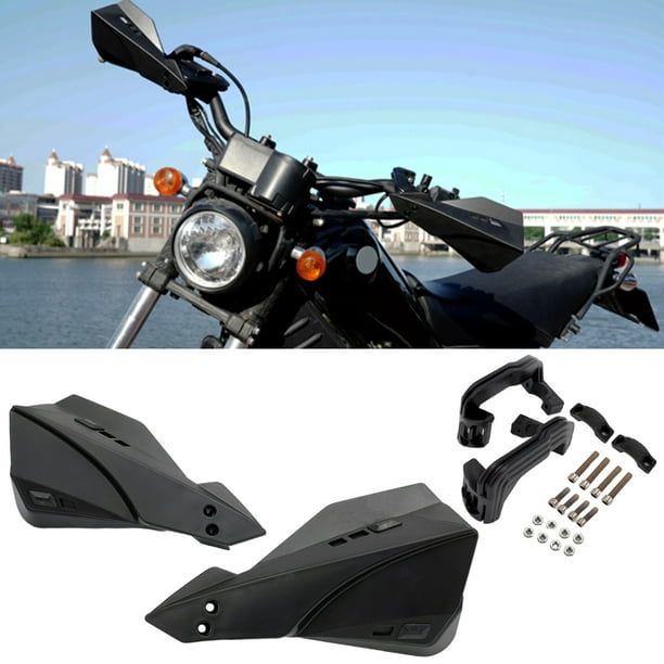 SLMOTO Powersports - Paramanos universales de 7/8 pulgadas, color negro,  protector de cepillo de mano, apto para Honda, Yamaha, Kawasaki, MX motos  ATV