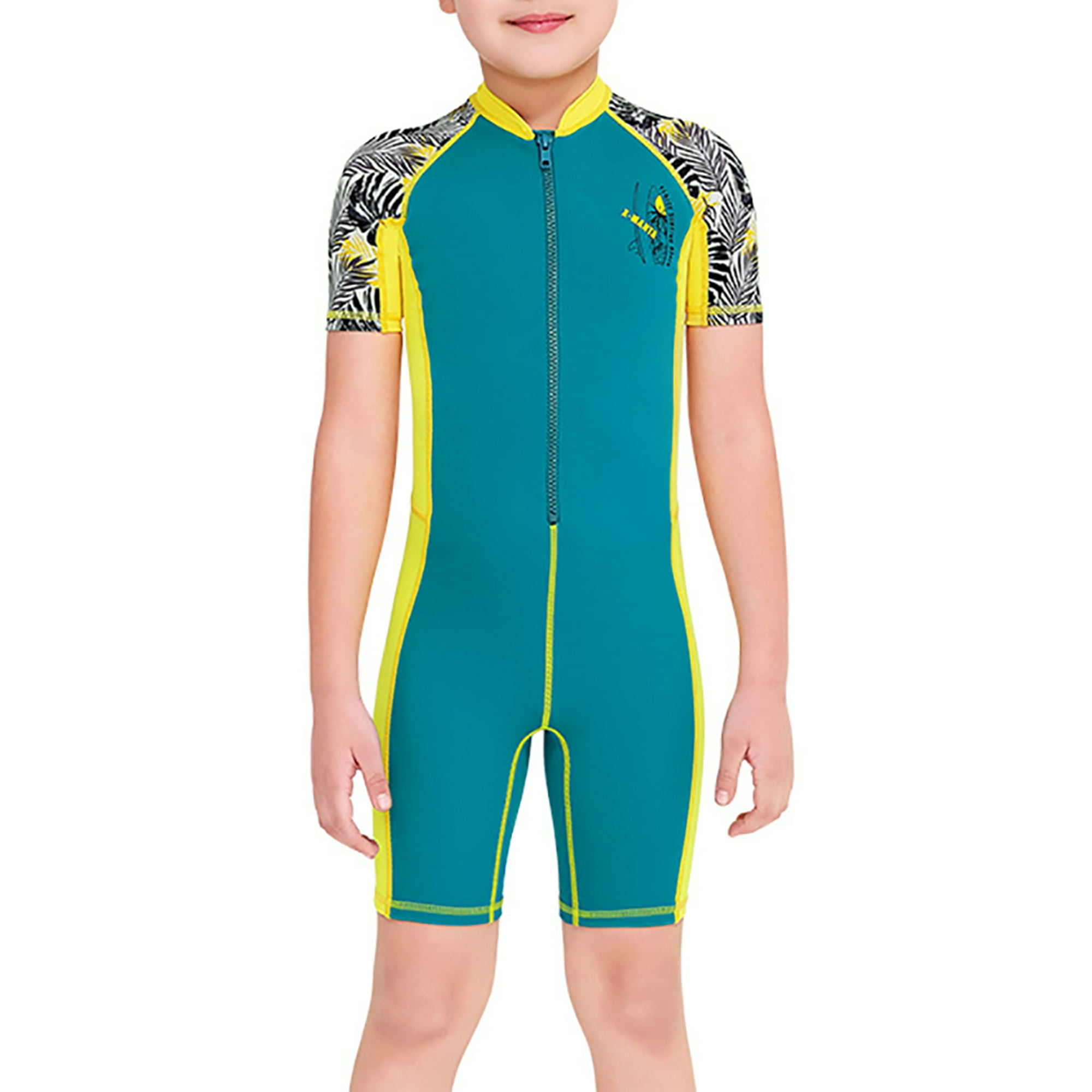 Buceo vela niño traje de baño chico shorty traje de neopreno niños traje de  baño UV Protección de Usuits Snorkel Snorkel Mojado traje para nadar buceo  surfear negro m Vogacara OD003668-06