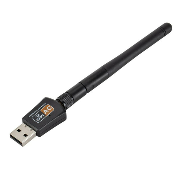 Inolvidable Sin sentido Abrumador 802. 600Mbps USB WiFi Adaptador Inalámbrico De Antena Baoblaze Antena de WiFi  USB | Walmart en línea
