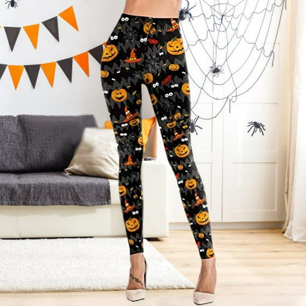 Leggings de Halloween para mujer Pantalones de yoga Pantalones con