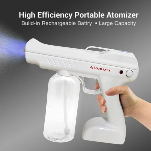 Pulverizador atomizador, pulverizador eléctrico de mano, desinfectante,  pistola pulverizadora recargable portátil, nanoatomizador para el hogar