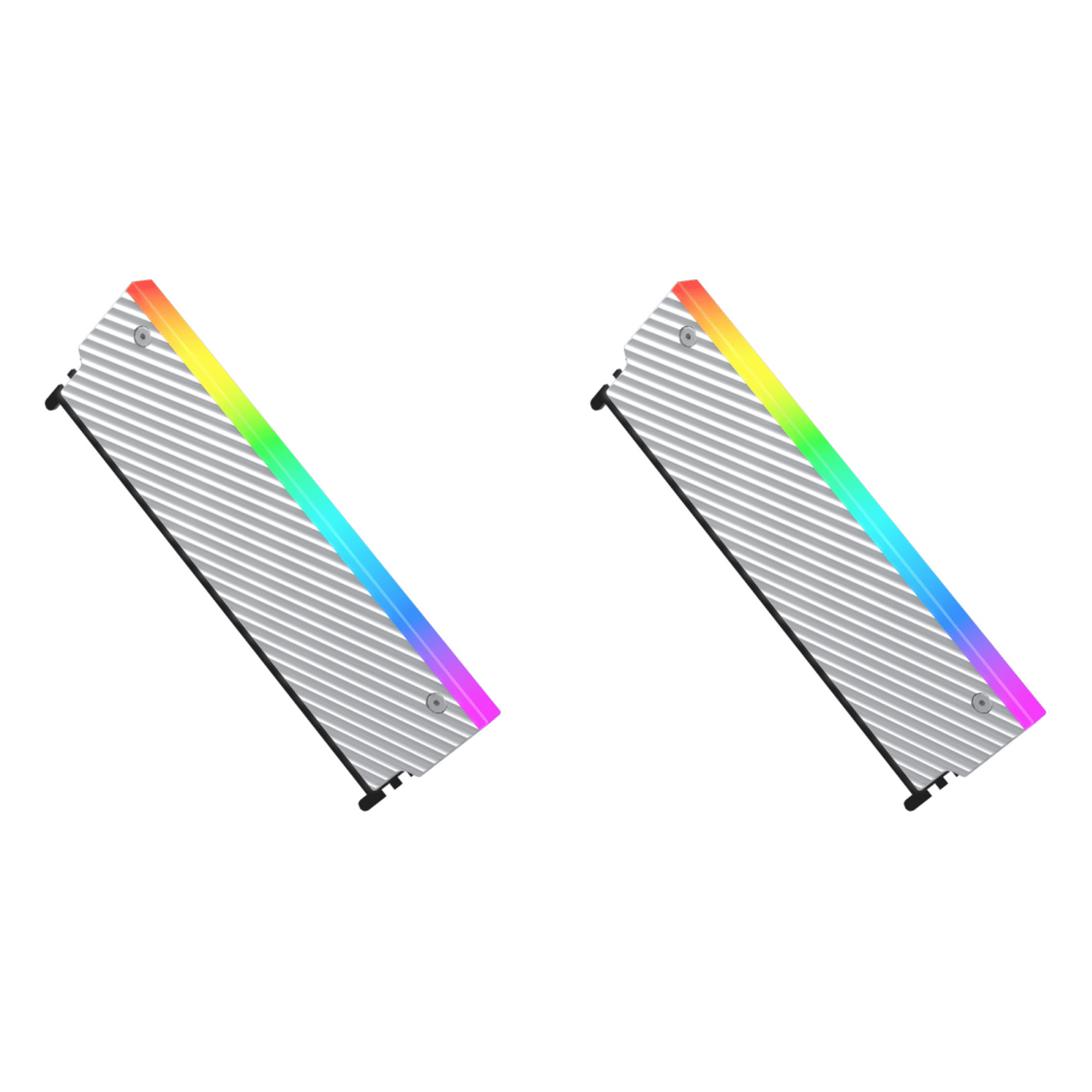 Dissipateur Thermique ARGB Pour RAM DDR3/DDR4/DDR5 – Aluminium, 5V-3PIN, Modèle ICE Blade