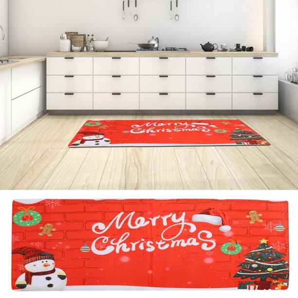 Felpudo, 40x120 cm, tapete navideño para puerta, tapete para puerta, tapete  para cocina, confiable y duradero Jadeshay A