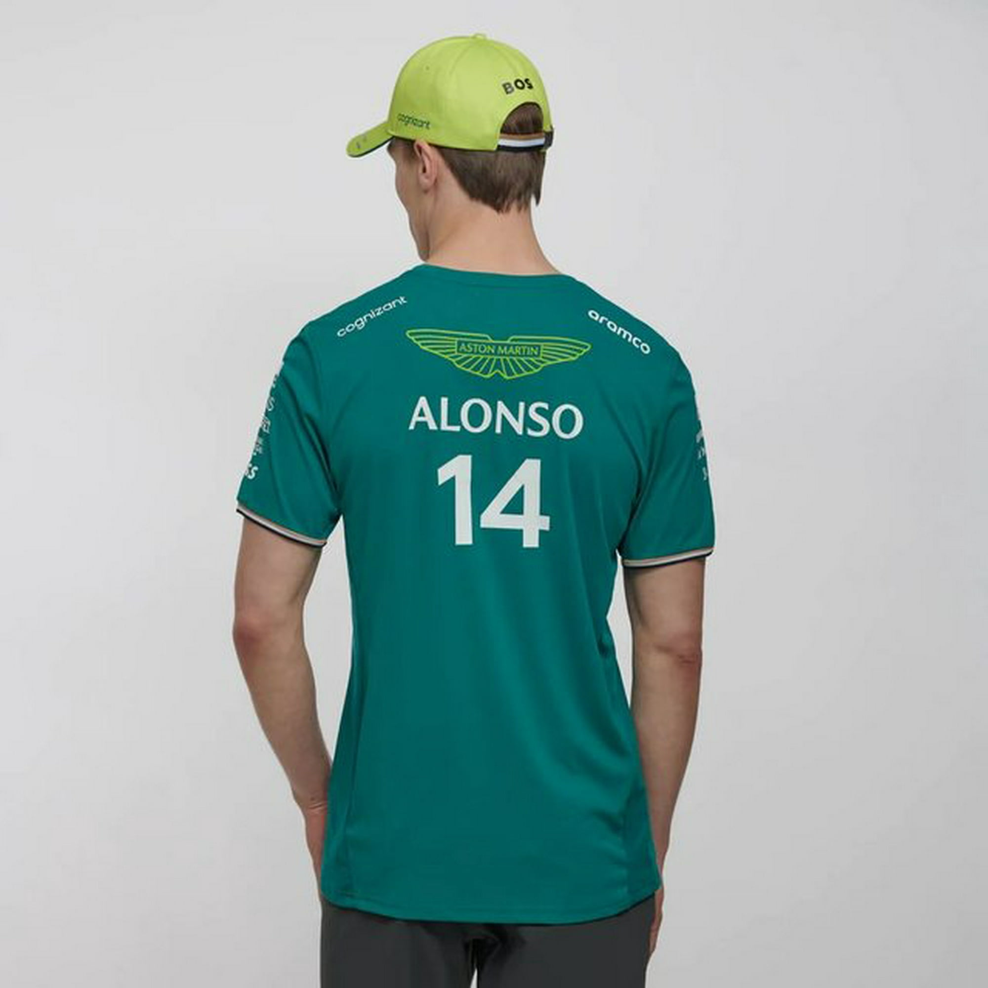 Camiseta Vintage Fernando Alonso / Camiseta carreras Fórmula 1 Aston Martin  -  México