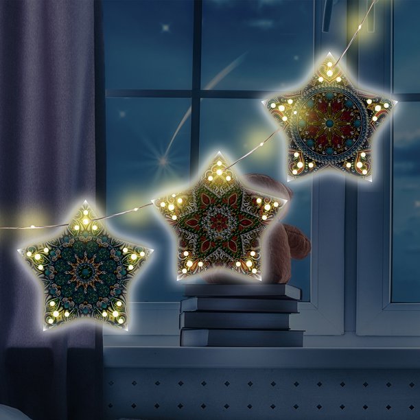 DIY: Lámpara con estrellas ›