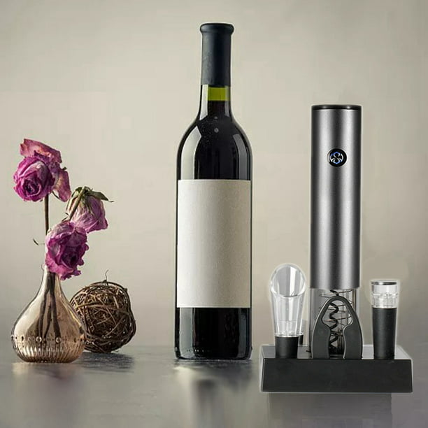 Abridor de vino Abridores de vino automáticos Sacacorchos eléctrico con de  papel de aluminio Abridor Macarena Abrebotellas de vino